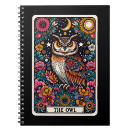 Das Owl Spirit Tarot Card Notebook Notizblock