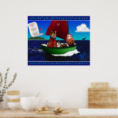 Das Owl und das Pussycat Poster (Küche)