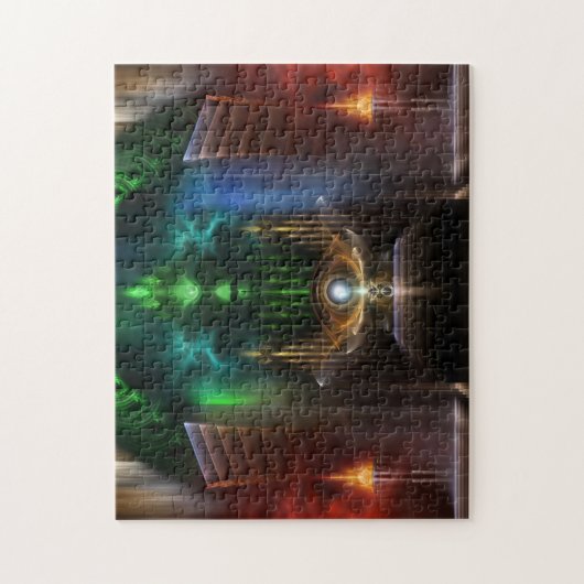 Das Oz Fraktal Art Puzzle (Vertikal)