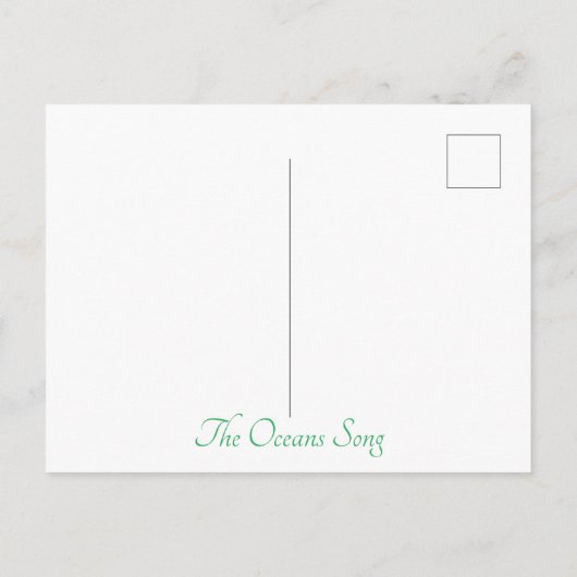 Das Ozeanlied Postkarte (Rückseite)