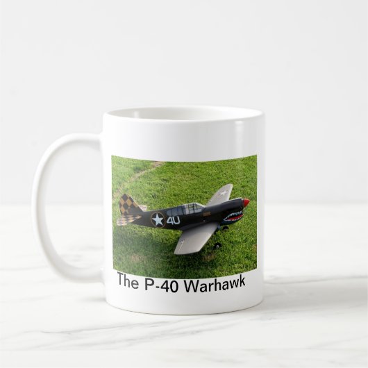 Das P-40 Warhawk Kaffeetasse (Links)