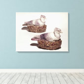 Das Paar der Töpferei Staffordshire Leinwanddruck (Insitu (Holzboden))