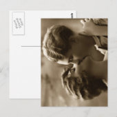 Das Paar Postkarte (Vorne/Hinten)