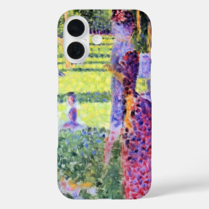 Das Paar von Georges Seurat, Vintage Pointillismus iPhone 16 Hülle