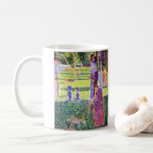 Das Paar von Georges Seurat, Vintage Pointillismus Kaffeetasse