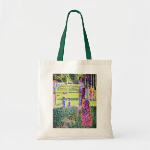 Das Paar von Georges Seurat, Vintage Pointillismus Tragetasche
