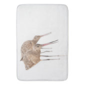 Das Paar von Marbled Godwit Badematte (Vorderseite Vertikal)