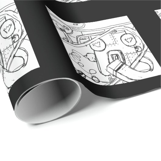 Das Packpapier der Männer (Rolleneckpunkt)