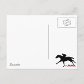 Das Paddock im Belmont Park Postkarte (Rückseite)
