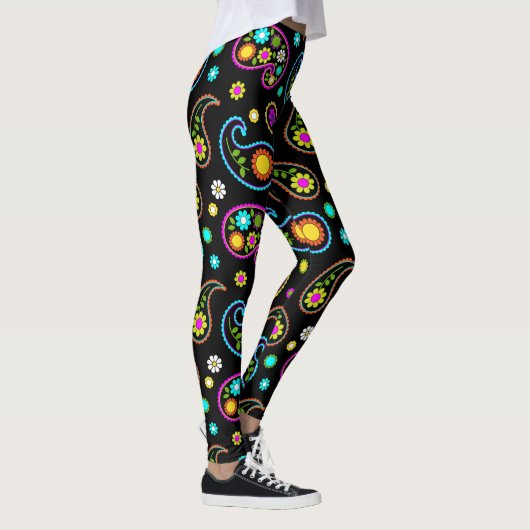 Das Paisley Fairlings Freude druckt 53086F Leggings (Rechts)