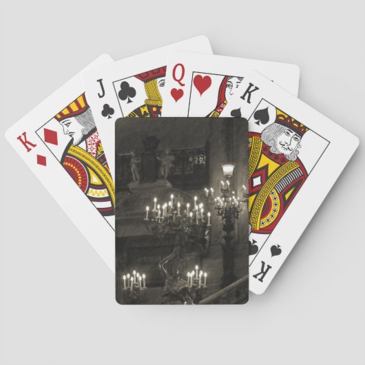 Das Palais Garnier Paris Frankreich Spielkarten (Rückseite)