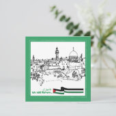 Das palästinensische Erbe und die Hoffnung: Wir we Einladung (Stehend Vorderseite)