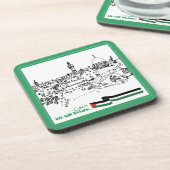 Das palästinensische Erbe und die Hoffnung: Wir we Getränkeuntersetzer (Linke Seite)