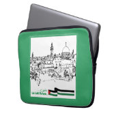 Das palästinensische Erbe und die Hoffnung: Wir we Laptopschutzhülle (Vorderseite Links)