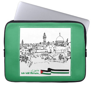 Das palästinensische Erbe und die Hoffnung: Wir we Laptopschutzhülle