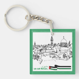 Das palästinensische Erbe und die Hoffnung: Wir we Schlüsselanhänger