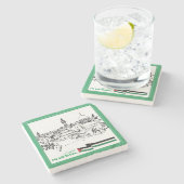 Das palästinensische Erbe und die Hoffnung: Wir we Steinuntersetzer (Seitenansicht)