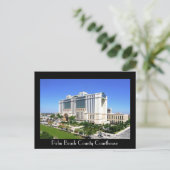 Das Palm Beach Landkreis Courthouse - West Palm Be Postkarte (Stehend Vorderseite)