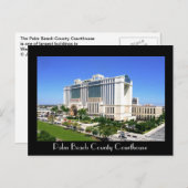 Das Palm Beach Landkreis Courthouse - West Palm Be Postkarte (Vorne/Hinten)