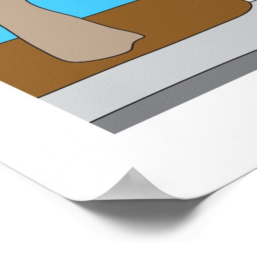 Das Palm Hotel Poster (Ecke)