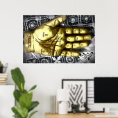 Das Palm Readers Poster (Heimbüro)