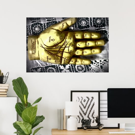 Das Palm Readers Poster (Heimbüro)