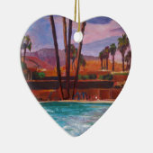 Das Palm Springs-Pool Keramikornament (Rechts)