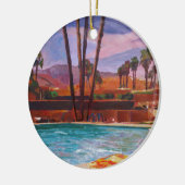 Das Palm Springs-Pool Keramikornament (Links)