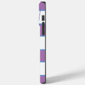 Das Palomino (lila, blau und weiß) Case-Mate iPho Case-Mate iPhone Hülle (Rückseite / Links)