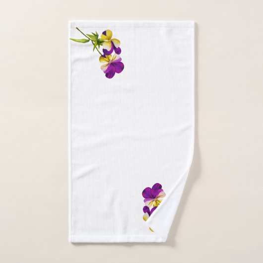 "Das Pansy-Party" auf einem Badetuch-Set (I) Badhandtuch Set (Handtuch)