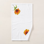 "Das Pansy-Party" auf einem Badetuch-Set (II) Badhandtuch Set (Handtuch)