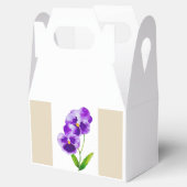 "Das Pansy-Party" auf einem Gefälligkeitsfeld (III Geschenkschachtel (Geöffnet)