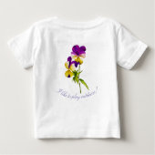 'Das Pansy-Party' auf einem Kleinkind-Ruffle-T-Shi Baby T-shirt (Rückseite)