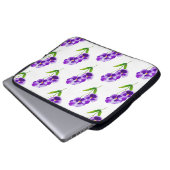 'Das Pansy-Party' auf einem Laptop-Sieb (III) Laptopschutzhülle (Vorne Knopf)