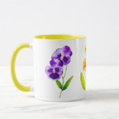"Das Pansy-Party" auf einer Combo-Tasse (II) Tasse (Links)