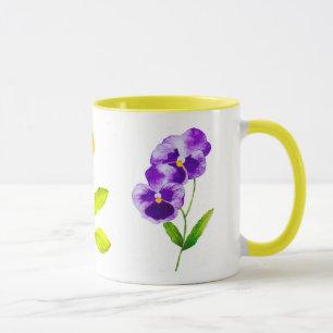 "Das Pansy-Party" auf einer Combo-Tasse (II) Tasse