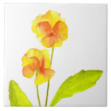 "Das Pansy-Party" auf einer Keramik (IV)