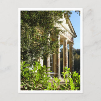 Das Pantheon auf der Postkarte von Stourhead