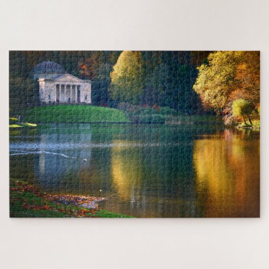 Das Pantheon, die Reflektion. Puzzle (Horizontal)