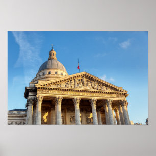 Das Pantheon in Paris, Frankreich Poster