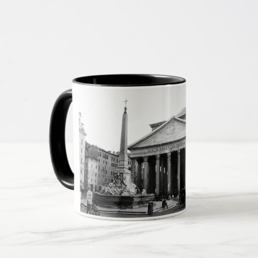 Das Pantheon in Rom, Italien Tasse (Vorderseite Links)