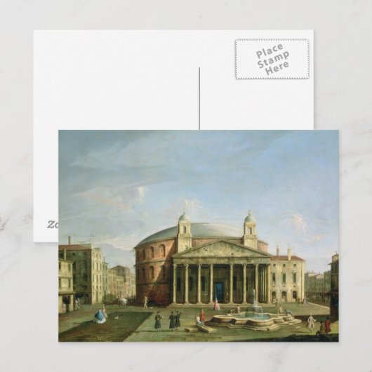 Das Pantheon in Rom Postkarte (Vorne/Hinten)
