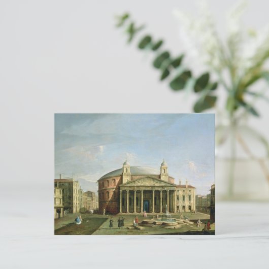 Das Pantheon in Rom Postkarte (Stehend Vorderseite)