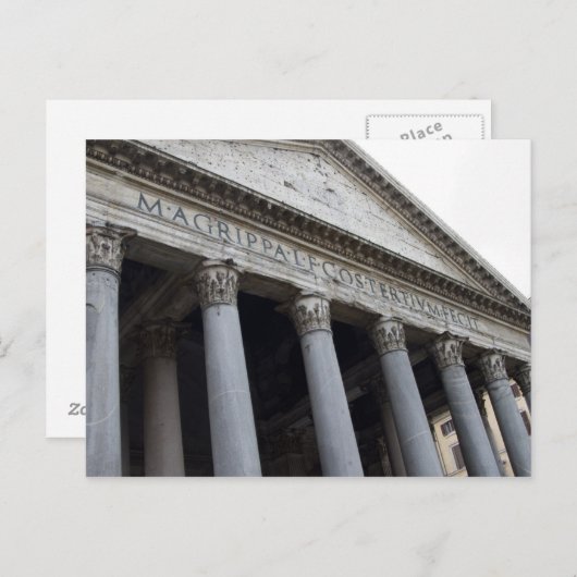 Das Pantheon, Italien Postkarte (Vorne/Hinten)