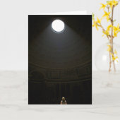 Das Pantheon Oculus, Rom, Italien - Karte (Gelbe Blume)