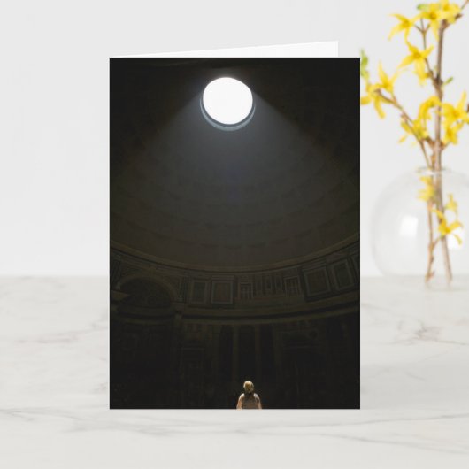 Das Pantheon Oculus, Rom, Italien - Karte (Gelbe Blume)
