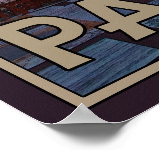 Das Pantheon Poster (Ecke)