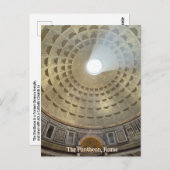 Das Pantheon, Rom, Italien Design Postkarte (Vorne/Hinten)
