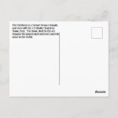 Das Pantheon, Rom, Italien Design Postkarte (Rückseite)