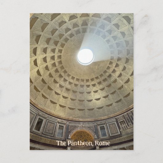 Das Pantheon, Rom, Italien Design Postkarte (Vorderseite)